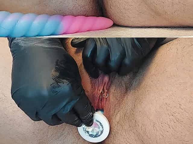 Vagina and Peehole Filled and Drilled