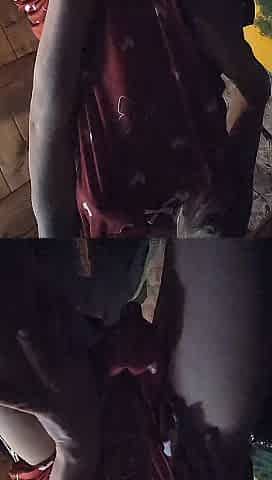 Masturbating Standing Up In Underware