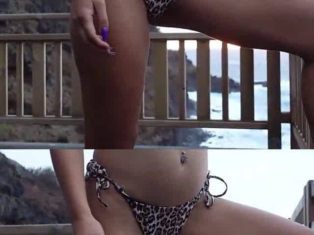 Public Double fisting outdoor; Anal and twat