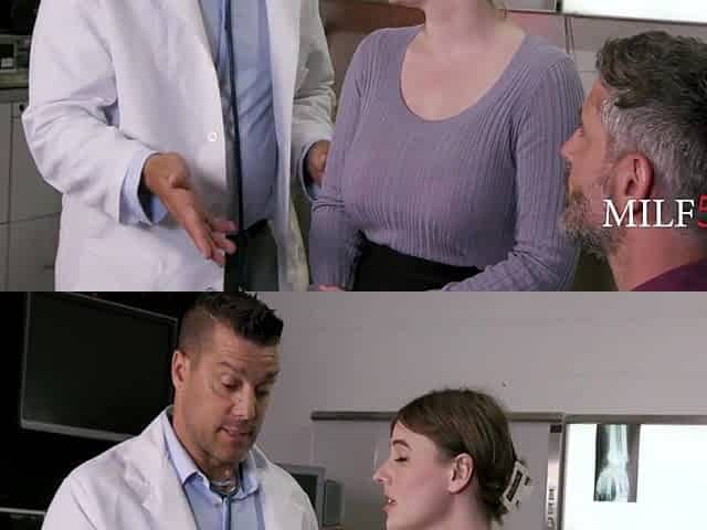 MILF5 - Fertility Doctor Impregnates Men Wife In Front Of Him