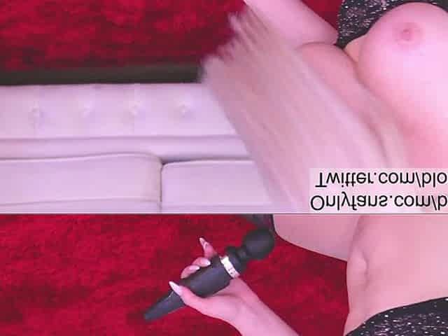Blondie's Stockinged Clit Play Orgasm