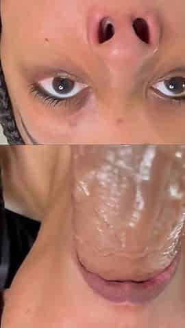 Pink Foxx BBC Face Fuck