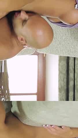 Romantic Sex for Hot Couple with Big Tits Brunette Czech Girl