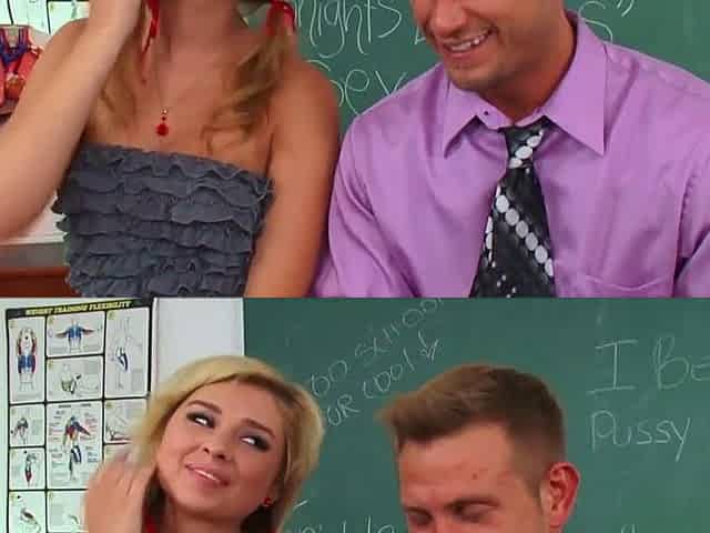 Molly Fucks Teachers Big Cock