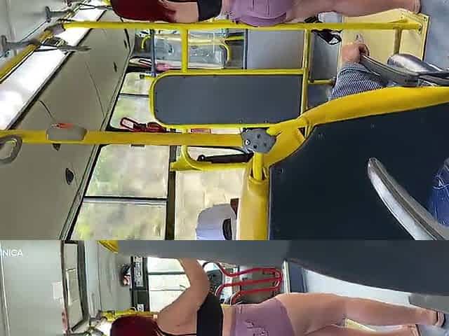 That redhead teased me with her large booty on the bus, and grabbed my rod, that babe's so nasty.