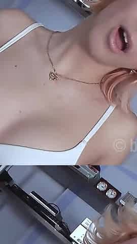 Redhead masturbating