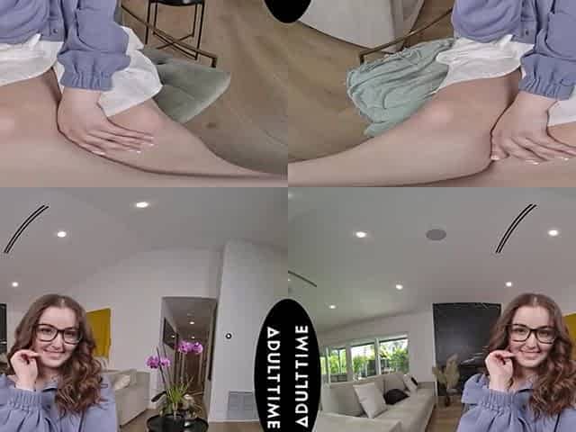 UP CLOSE VR - POV Pretty Leana Lovings TITTY SCREWS Your Large Knob Then Teases It With Her Soaked Twat