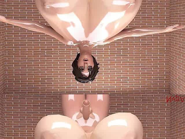 Woman futanari breast expansion growth (POV cg animation)