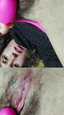 Amateur close up ass toying