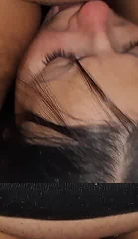 I Looked Under the Blanket and There Was My Neighbor Licking Pussy and My Girlfriend Watching and Masturbate (surprise Threesome