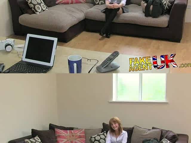 FakeAgentUK 1st anal on camera for small hot British amateur