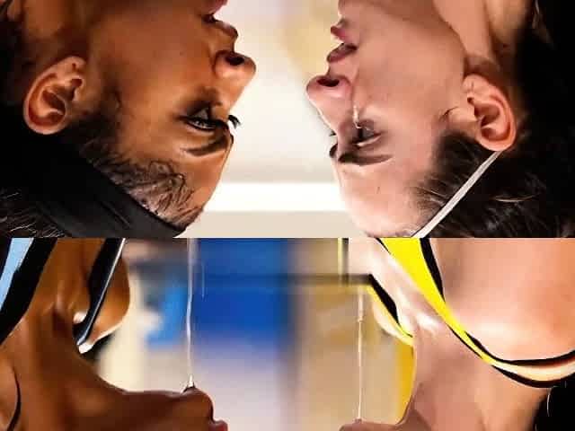 Brunettes lesbian pussy masturbation time