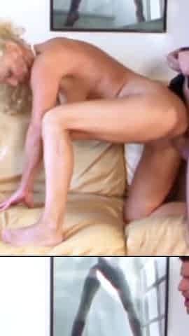 He is seduced and fucked by his mature neighbor