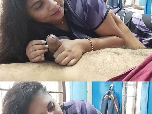 Stepmom doing blowjob to stepson