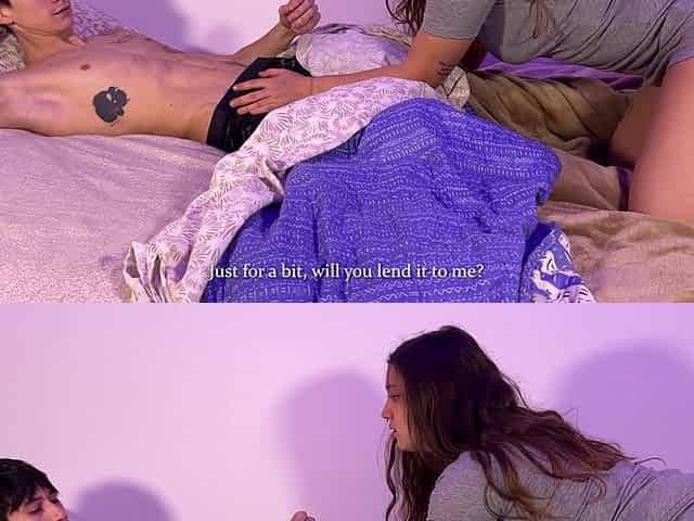 My Best Friend Walks Into the Room Looking for My Cock - Cum in Mouth