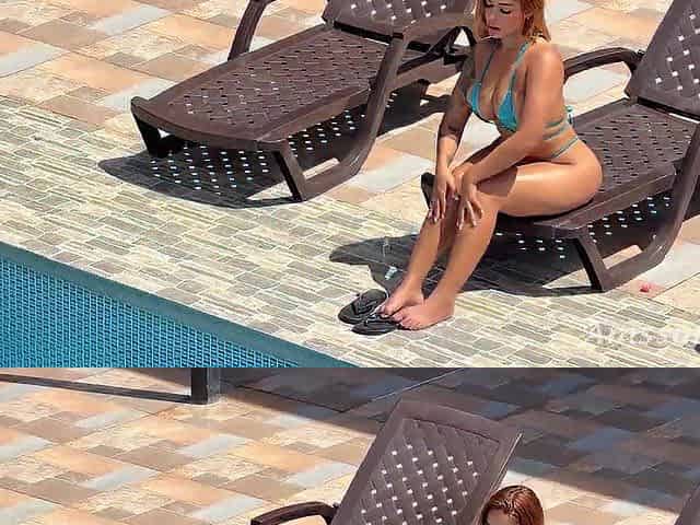 I can't make no doubt of it, my stepson is masturbating whilst I sunbathe.