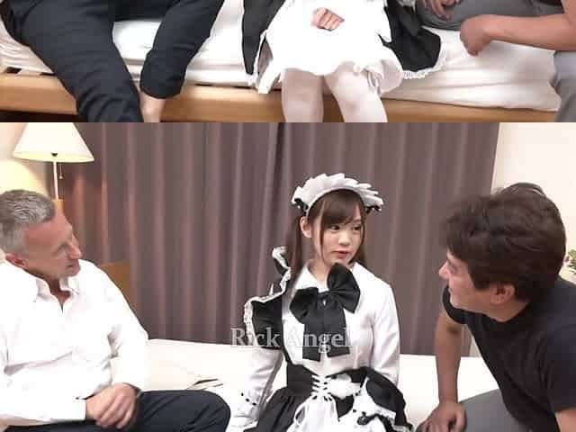 Manami Osawa Maids Entertain Master And Guest In Threesome And