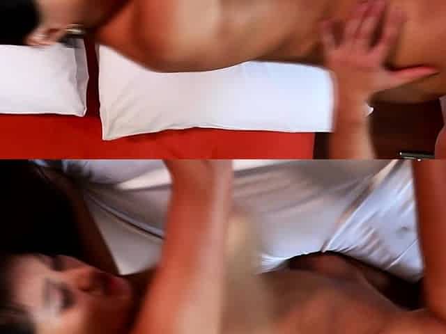 Cute teen blowjob and hard doggystyle fuck