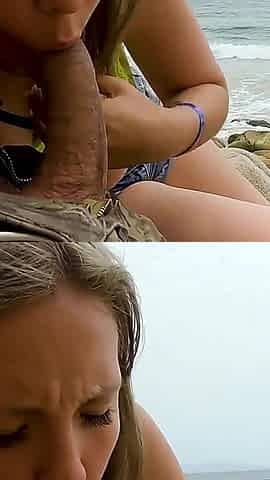Sweet Chanie Pleasures Mature Man - Outdoor Sex