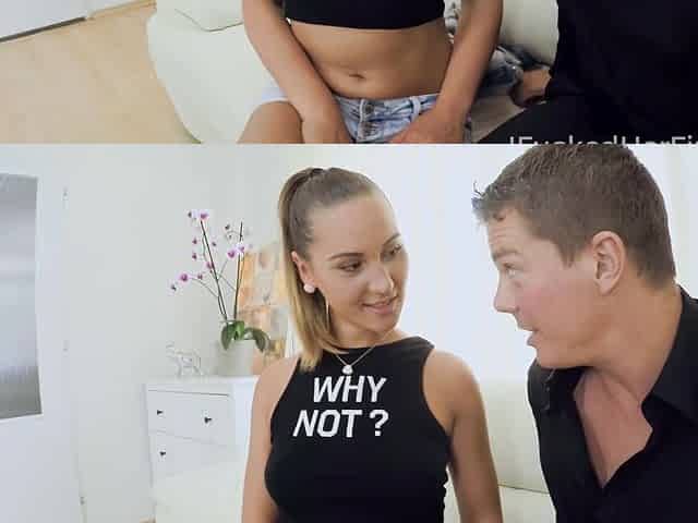 Czech teen Naomi Bennet gets fucked on cam show