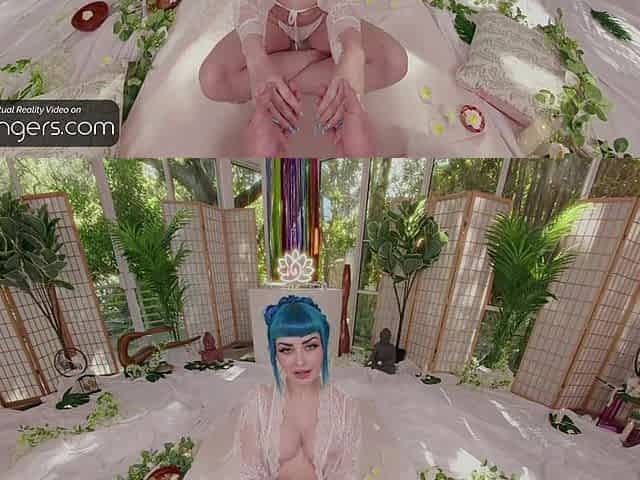 VR Bangers: Sexy Oily Cutie Sucks And Screws in The Butt