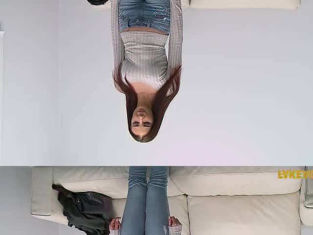 Quickie fucking during a job interview with amateur Violetta