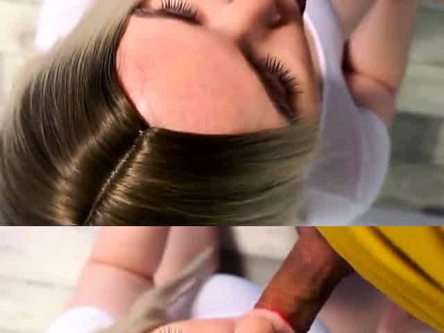 Hot Chubby Busty Blonde Stepsister Fucked Hard