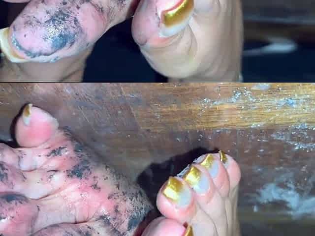 JESSYFEETPARIS - Challenge : Clean My Dirty Feet