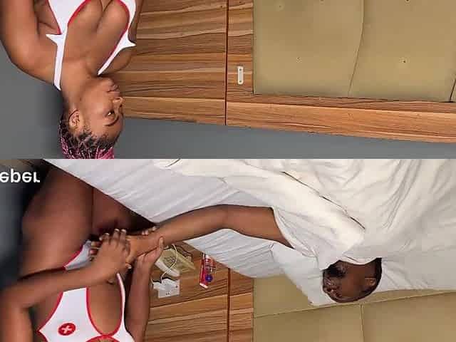 hot nurse with bulky booty bangs her patient back to health