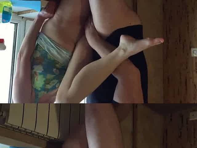 Fucking My Buddy's Big-Tit Girl by the Window for All to See