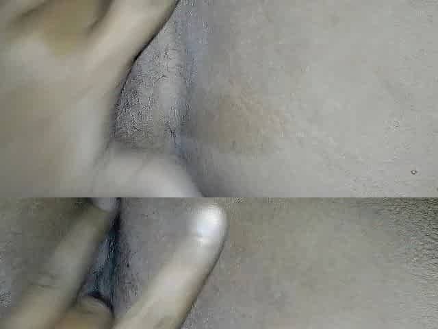 Masturbating
