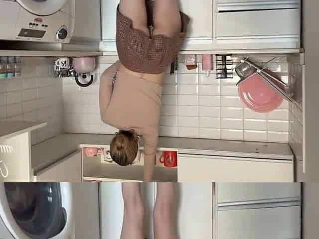 My neighbour asks me for sugar and I end up with his dick in my butt and his jizz in my throat and eye