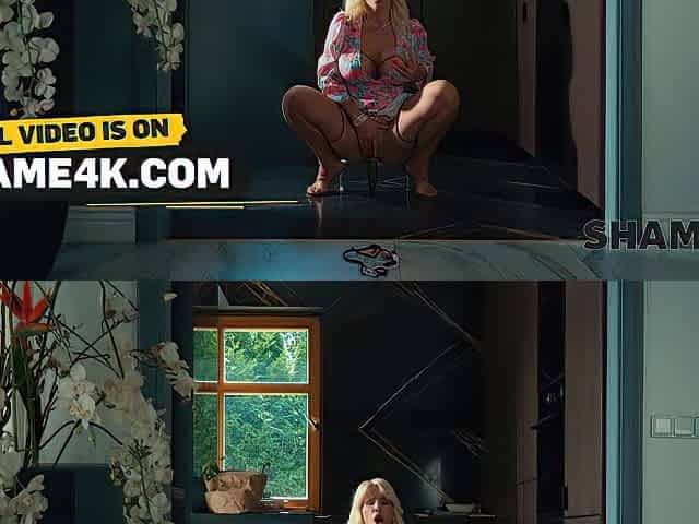 SHAME4K. Tiffany Rousso craves greater amount cum