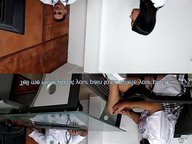 Medical consultation ends in anal sex