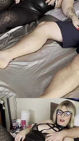 We Watch Porn with My Hot Stepmom, Then She Wants Cock and Shows Me How to Give a Huge Orgasm