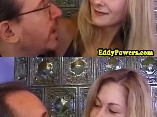 Youthful retro czech sweetheart facialized by oldguy