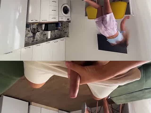 Clean it like you mean it, cowgirl. Reverse cowgirl, cumshot, and facefuck.