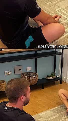 3some with 2 breasty Colombian honeys Silvana Lee and Naty Delgado screw their yoga instructor Brian Evansx
