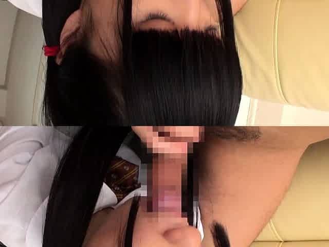 Asian japanese blowjob and vibrator