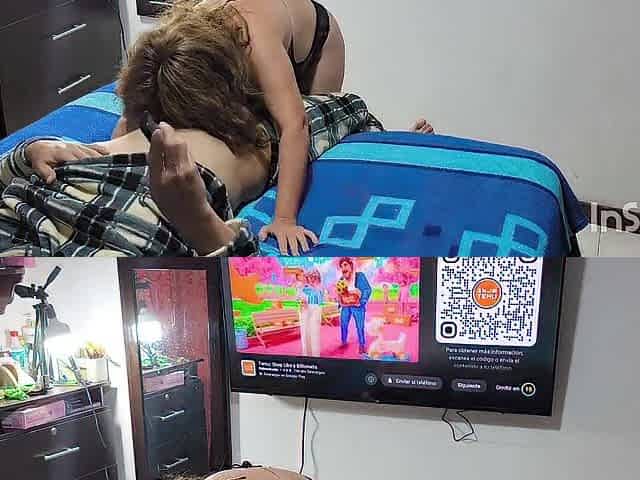 I masturbate her with my ramrod and it makes her very wet