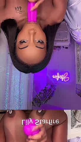 Nasty black masturbates and supplicates for cum
