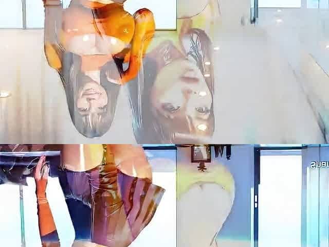 This babe stretched anus, sucks with her enjoyment and lets each guy screw her in skilled butt