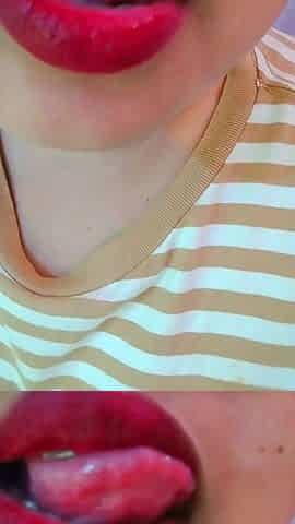 Sexy Wife Showing off Her Big Breasts