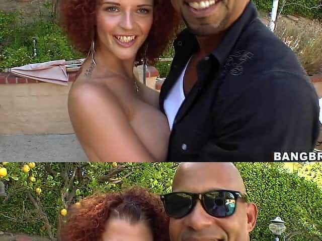 Redhead milf gets nailed by a black monster cock