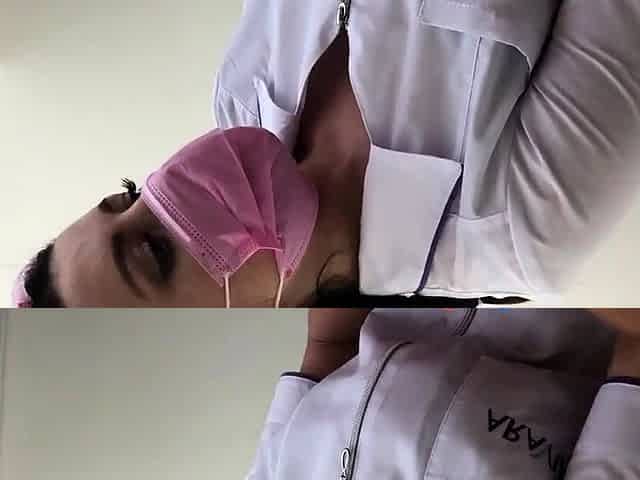 Sexy Nurse Blows Patient in Exam Room