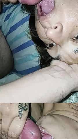 Facial y traga leche