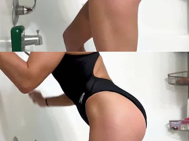 It's a one-piece bathing costume dance