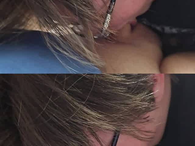 Sucking His Dick Ass up in the Mirror and He Fucks My Face Till He Bust a Nut All in My Mouth and I Swallow Like a Good Girl