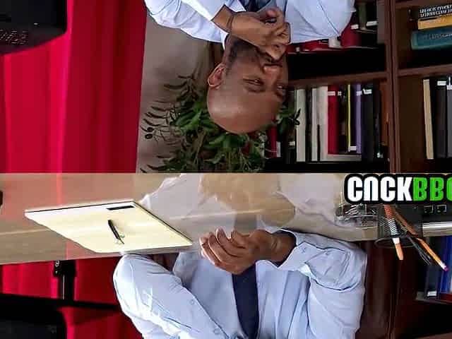 Cuckold Walks In On Wife Sucking Ebony Knob In Office