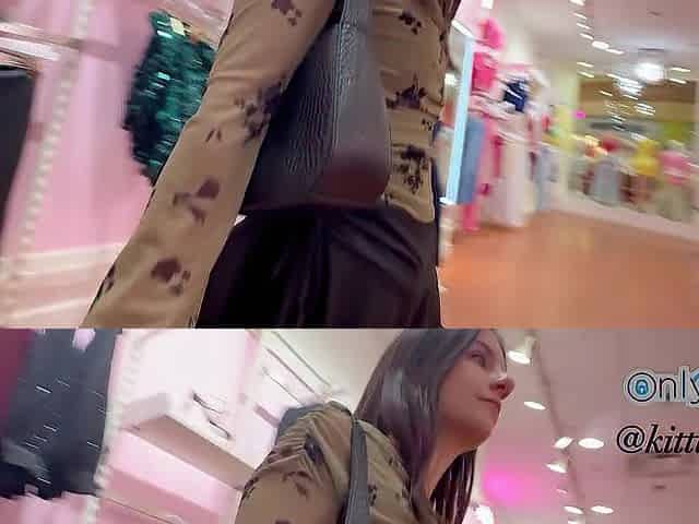 I caught a random stranger recording movies up my mini petticoat at the mall and got truly sexually excited????